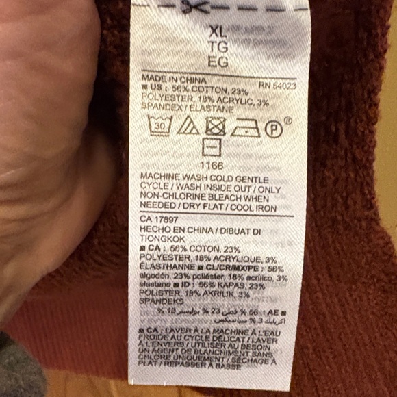 Old Navy Women's Rust Cowl Neck Sweater - Picture 9 of 10